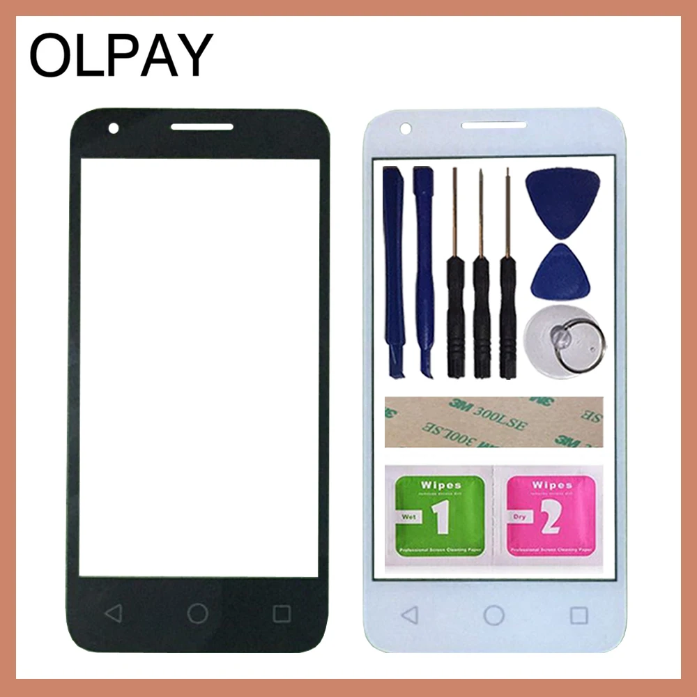 4 5 &quotпередняя внешняя стеклянная сенсорная линза для Alcatel One Touch Pixi 3 4.5 4027D 4027X 5017