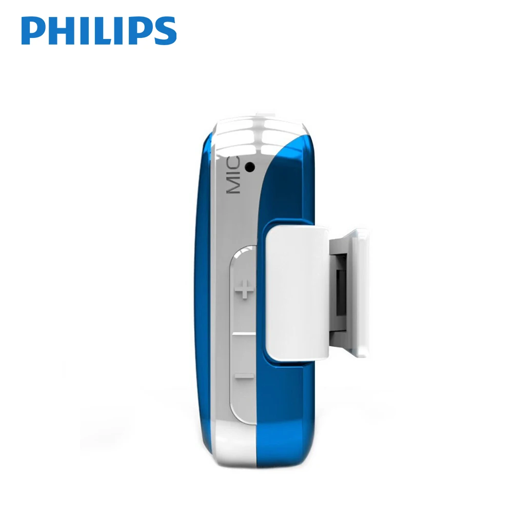 PHILIPS SA2208 8 Гб ультра мини четкая запись аудио Диктофон MP3 плеер WMA MP3 APE FLAC OGG формат USB диск