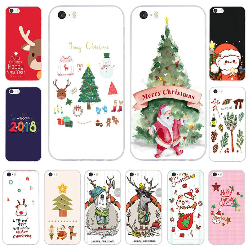 Мягкие силиконовые чехлы для телефона из ТПУ Iphone 4 4s SE 5 5S 5C 6 6S 7 Plus 8 X крышка Capinha