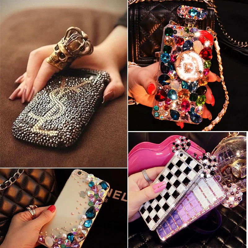 ZOTOONE светильник-розовый полимер без горячей фиксации Стразы для ногтей одежды