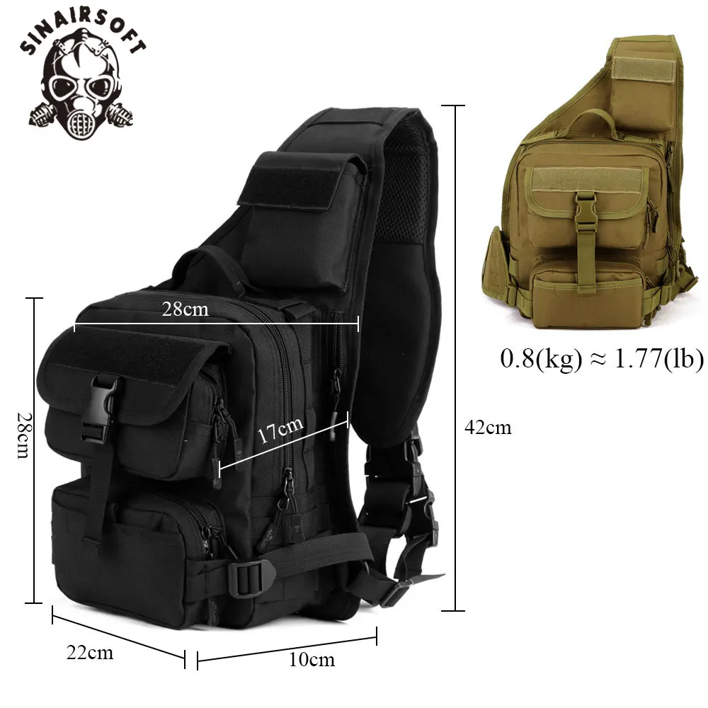 Спортивная нейлоновая тактическая сумка SINAIRSOFT LY0040 для скалолазания на открытом
