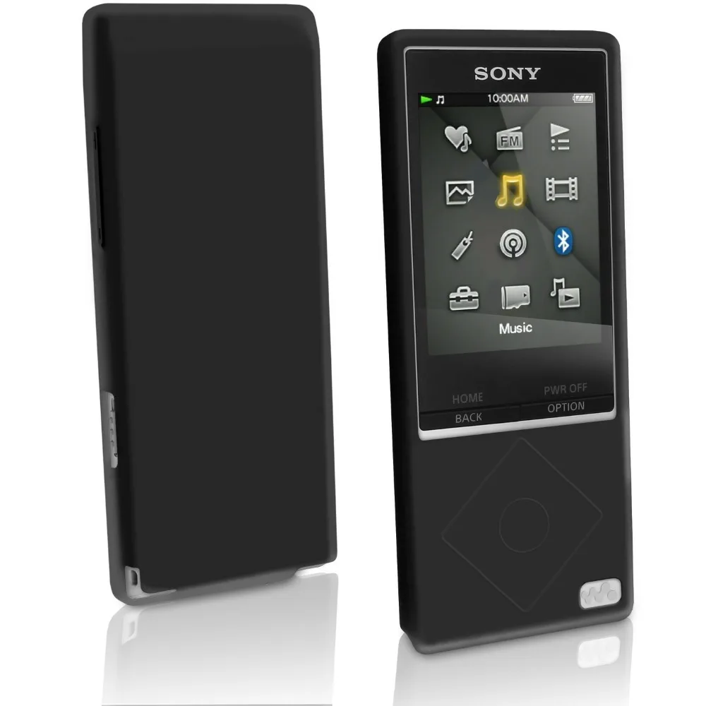 NWZ A15 чехол для Sony MP3 Walkman A25 A17 A16 A27 резиновый гелевый кожаный бампер с силиконовый