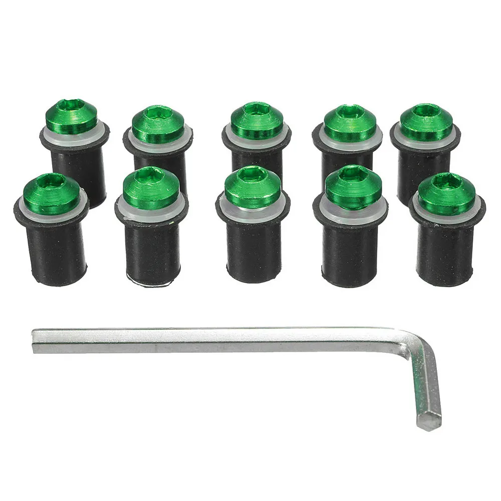 Набор гаек для ветрового стекла мотоцикла M5 x 16 мм 10 шт./компл.|screws bolts nuts|bolt nutwindshield