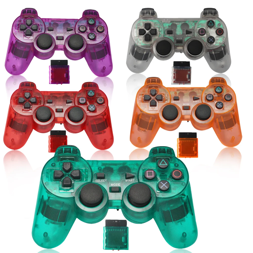 2 4G беспроводной геймпад для Sony Playstation контроллер PS2 консоль джойстик двойной