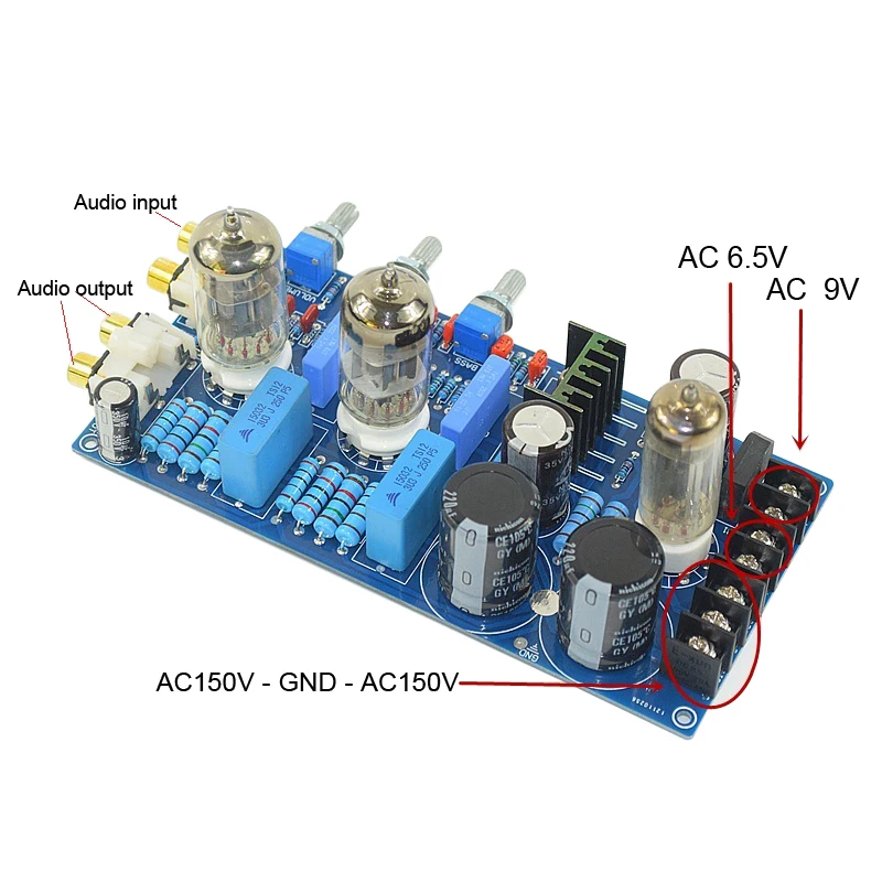 6N1 Tone Board Hi-Fi аудио усилители усилитель трубки Плата усилителя | Электроника