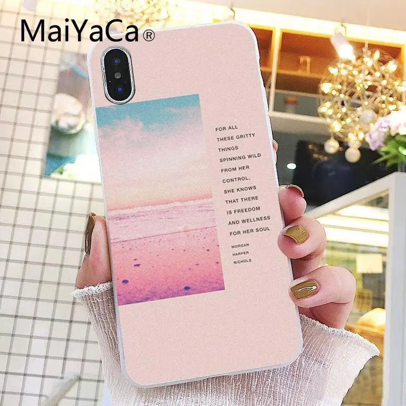 Maiyaca солнце желтый искусство цветок море Новинка Fundas чехол для телефона iPhone 8 7 6 6S
