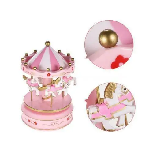 Веселые круглые музыкальные коробки Геометрическая музыкальная декорация для