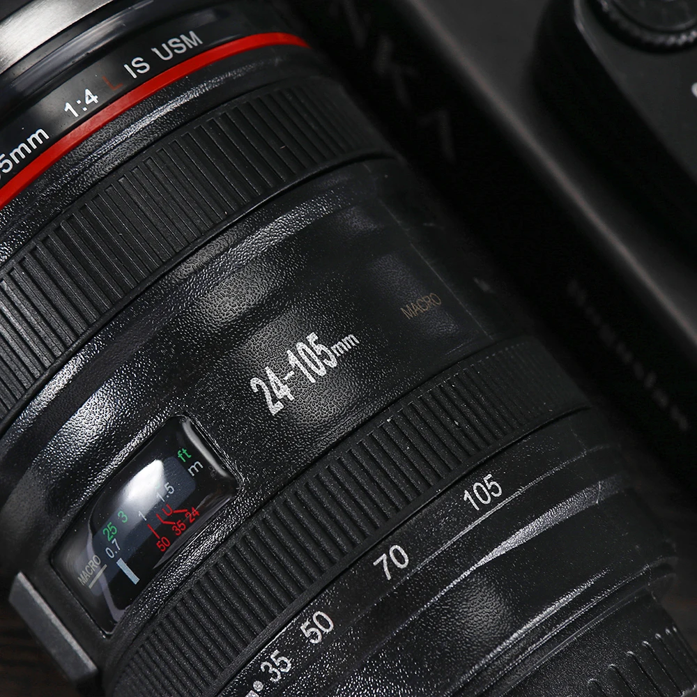 ABEDOE 1 шт. термос для объектива камеры Canon EF 24 105 мм кофейная кружка с крышкой из
