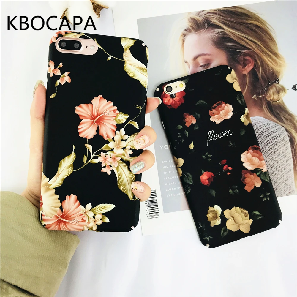 Художественный Ретро растения листьев телефон чехол для iPhone 7 Чехол Летние