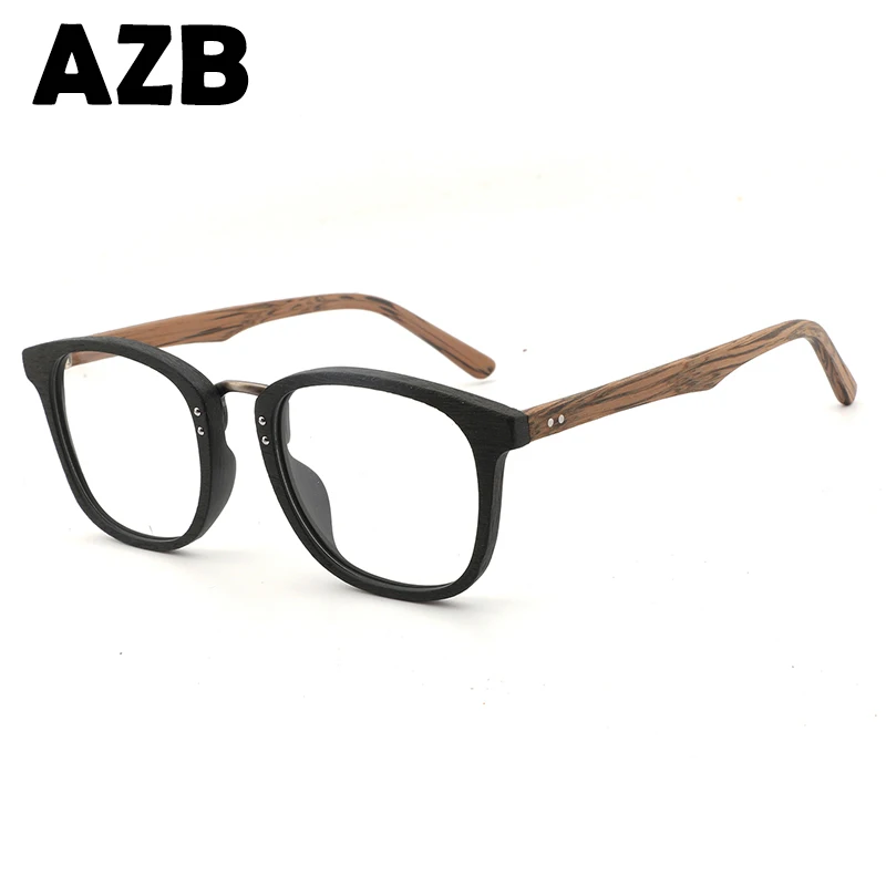 AZBHB029 ручной работы Модное деревянное зеркало солнцезащитные очки мужские