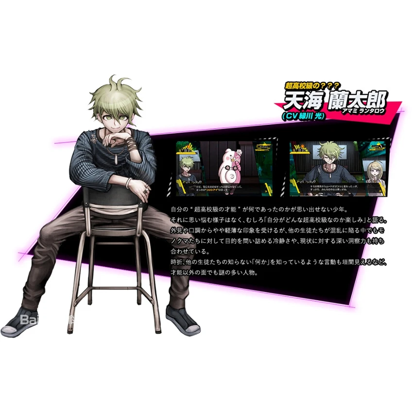 LCSP новый костюм для косплея ганронпа V3 рантаро Амами униформа японской игры