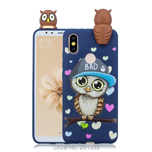 Мягкий чехол из ТПУ с 3D рисунком совы для Huawei Y6 2019 Y7 Y9 P30 LITE Honor 9i Enjoy 8S 9S Панда