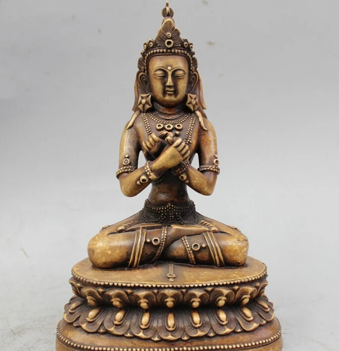 ZSR 802 + 7 &quotТибетский буддизм Braonze Seat Vajradhara Vajrabhairava статуя богини скульптура|statue