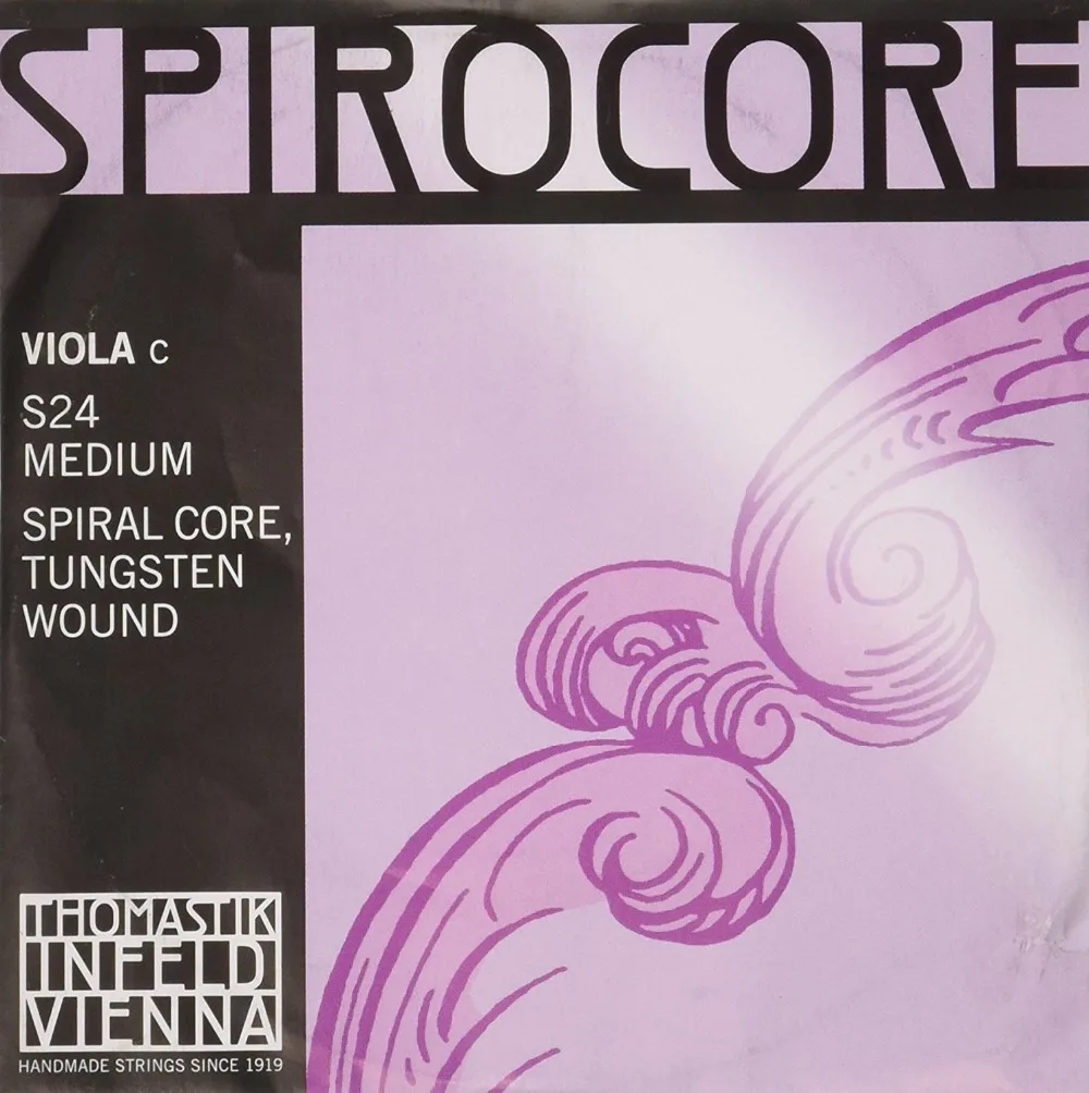 Томастик-Infeld S24 Spirocore вольфрамовый альт C струны среднего калибра один C струна скрипки