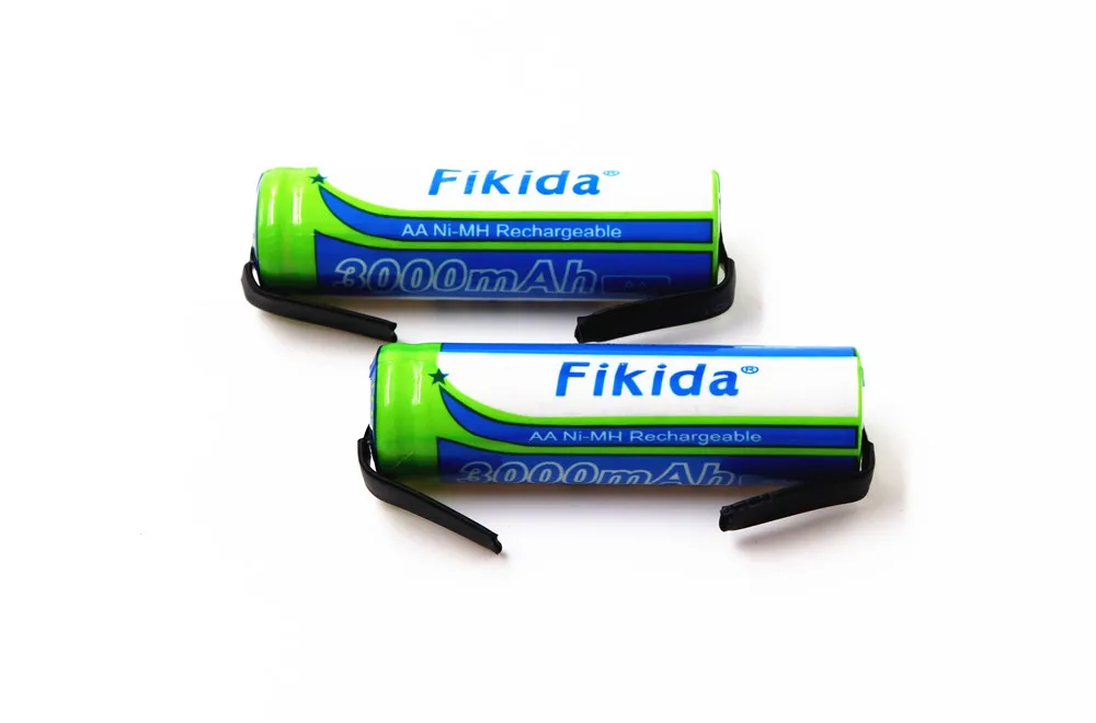 lote 2-10 шт AA 3000mAh 1,2 V Quanlity аккумуляторная батарея Ni-MH 1,2 V аккумуляторная батарея 2A Baterias Bateria