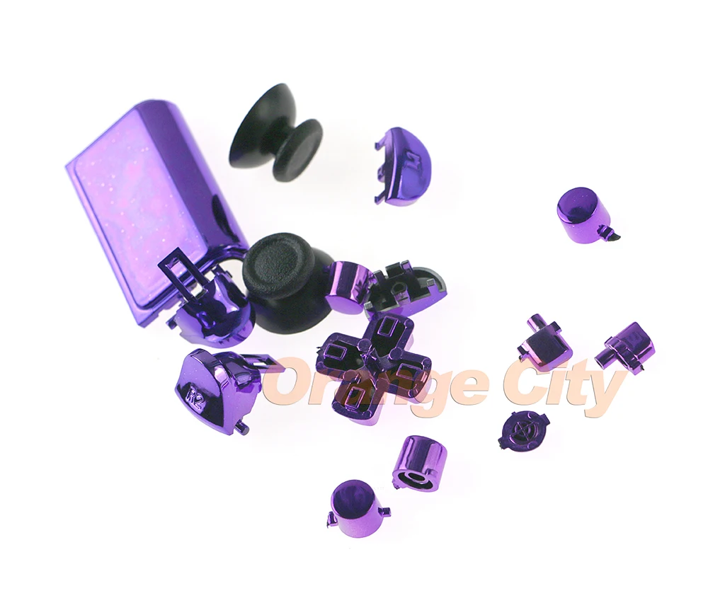 10 компл./лот ChengChengDianWan CUH ZCT2 JDM 040 Thumbsticks Dpad R1 L1 R2 L2 Кнопка Хром Полный пуговицы для ps4