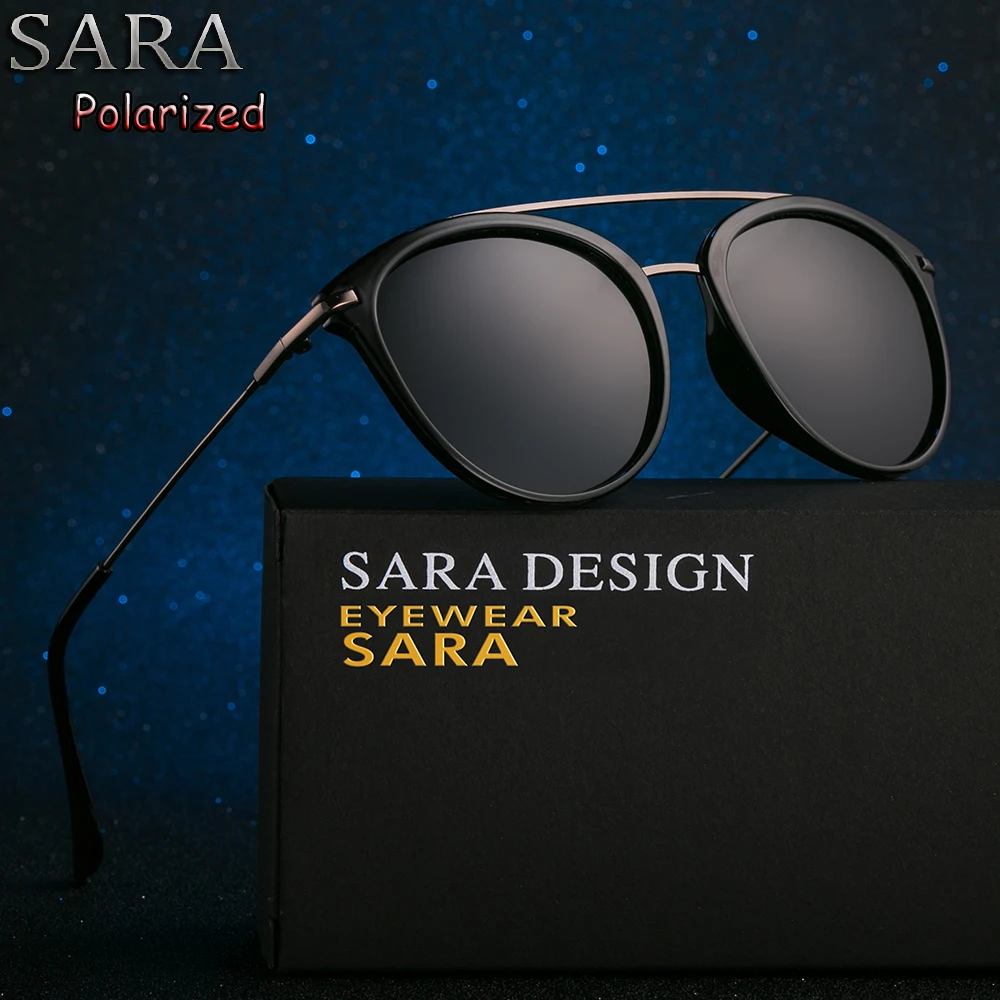 SARA UV400 солнцезащитные очки-авиаторы Для женщин Брендовая Дизайнерская обувь