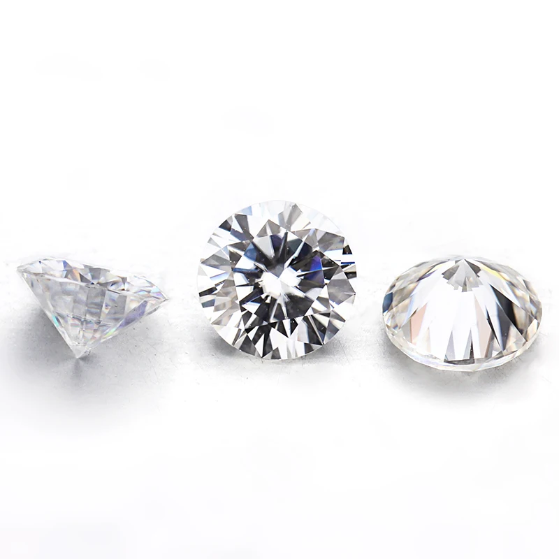 

5pcs/pack Round Brilliant Cut 0.3ct 4.0mm GH Color Lab Created Moissanites High quality
