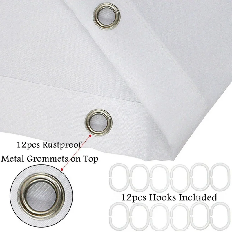 

3D High-Definition Digital Printing Shower Curtain Waterproof Moisture Proof Mildew Proofshower Curtain With 12 Hooks 165*180cm