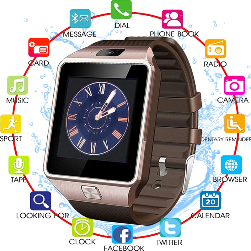 Умные часы с слотом для sim карты поддержкой Bluetooth подключения телефона Android лучше