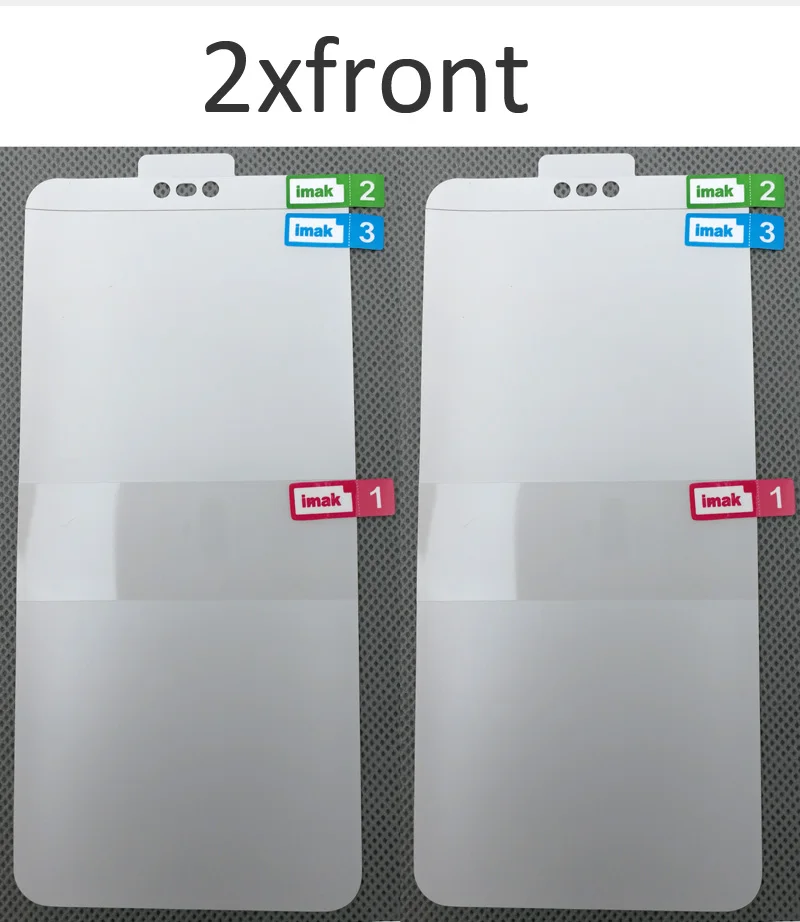 2pcs front film Imak Гидрогелевая пленка 3 III для Nokia 7,1 8,1 задняя Передняя Задняя Защитная Прозрачная Олеофобная пленка - Цвет: 2pcs front film