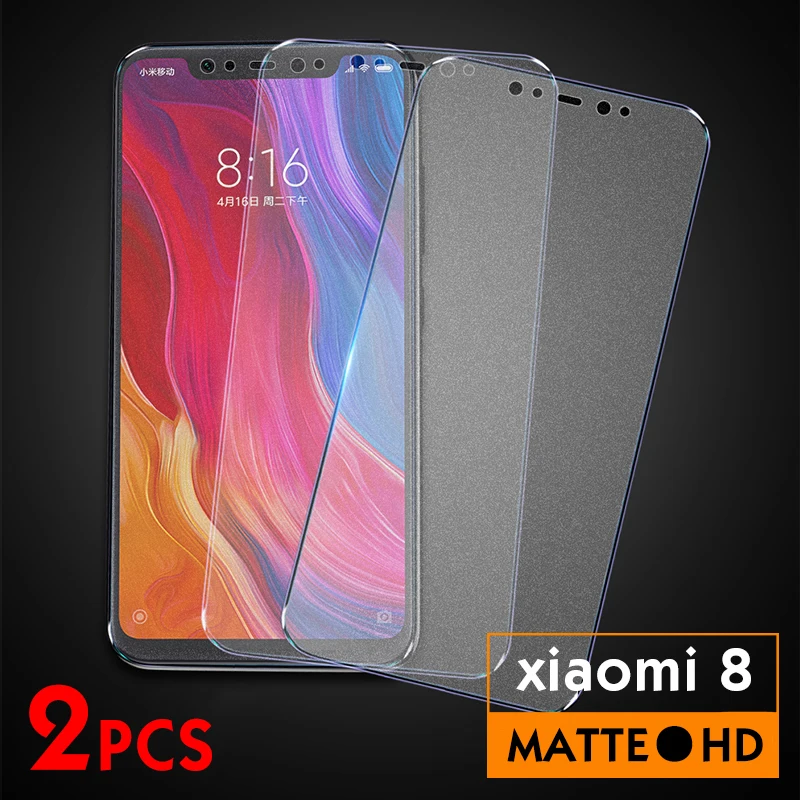 2 шт./лот, матовое закаленное стекло для xiaomi mi 8 SE lite, Защита экрана для xiaomi 8 lite SE 6D, закаленное стекло с защитой от синего света, светильник