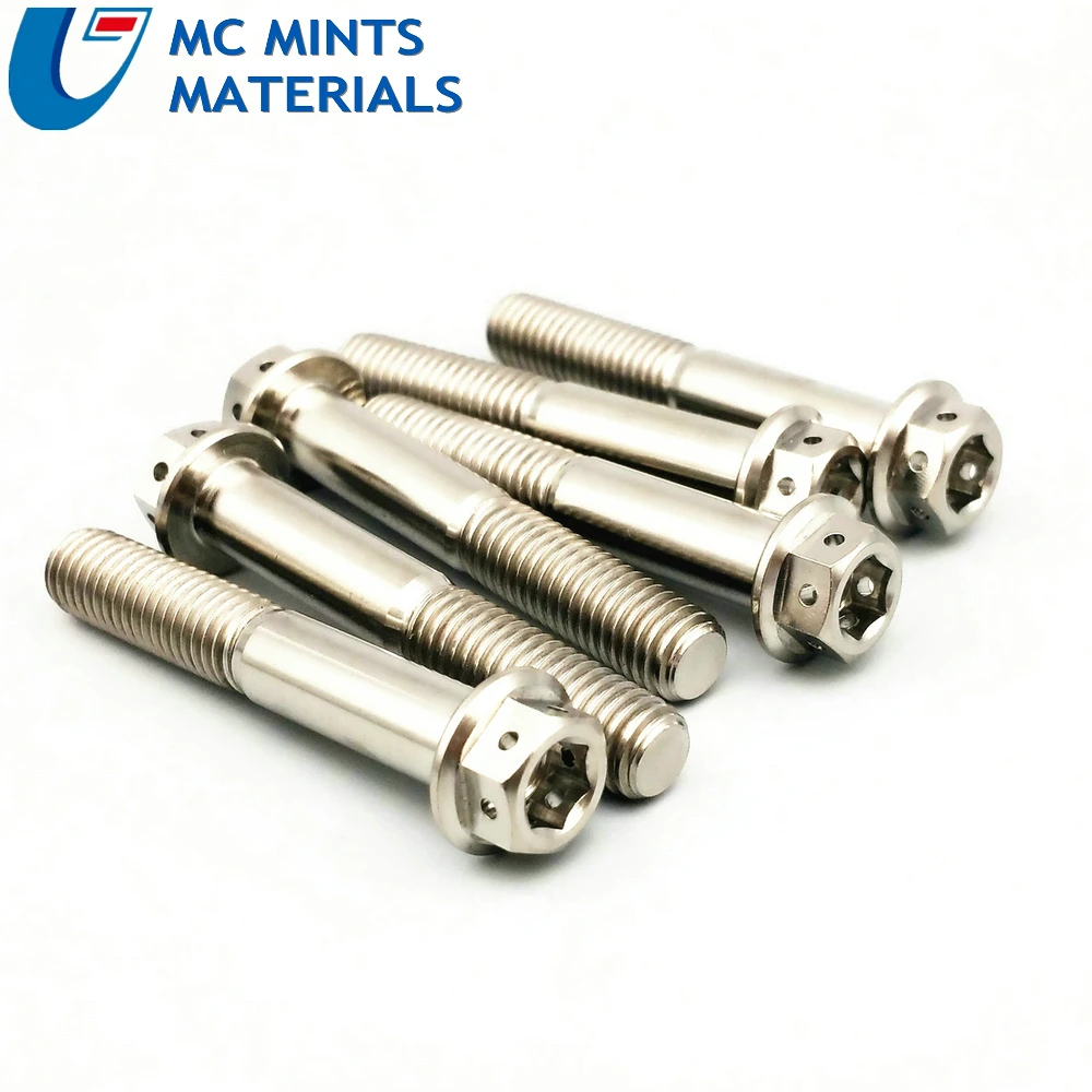 Титановый болт для мотоцикла модификация тормозных суппортов M8 x20 40mm DIY Ti болты
