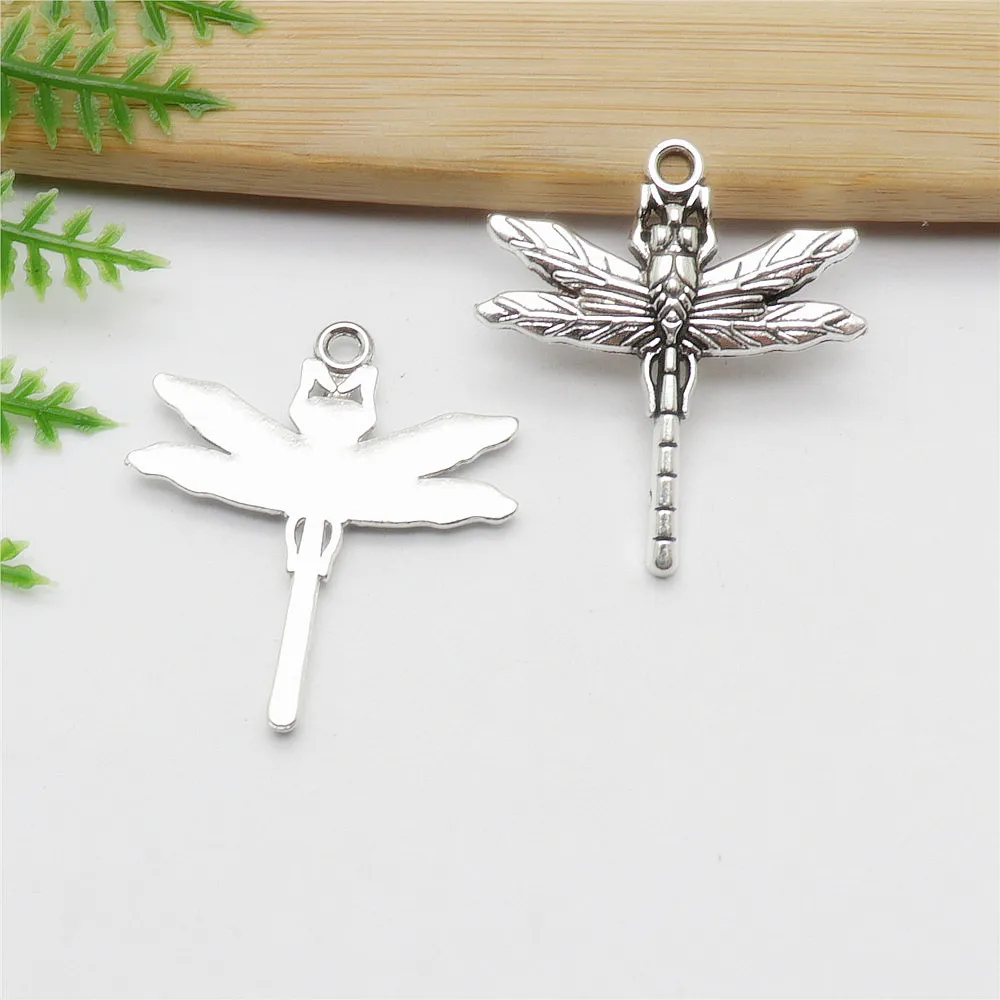 

Wholessale Dragonfly Charms 35pcs/lot Jewelry Findings fit DIY Bracelet Necklace Pendants for Jewelry Making