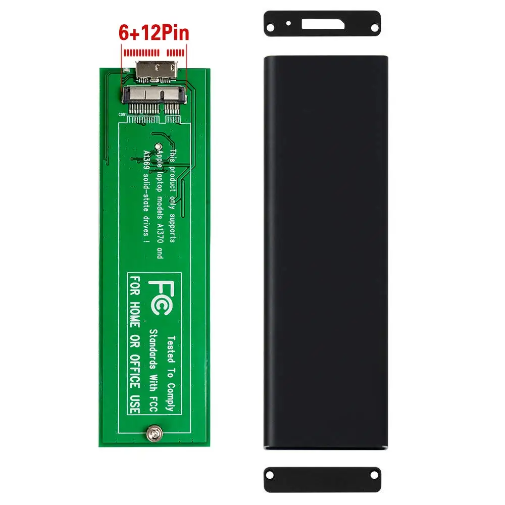 PCIe SSD Enclosure For MacBook Air 2010 2011 USB 3.0 to A1369 A1370 External SSD Case For MC503 MC505 MC506 MC965 MC968 MC969