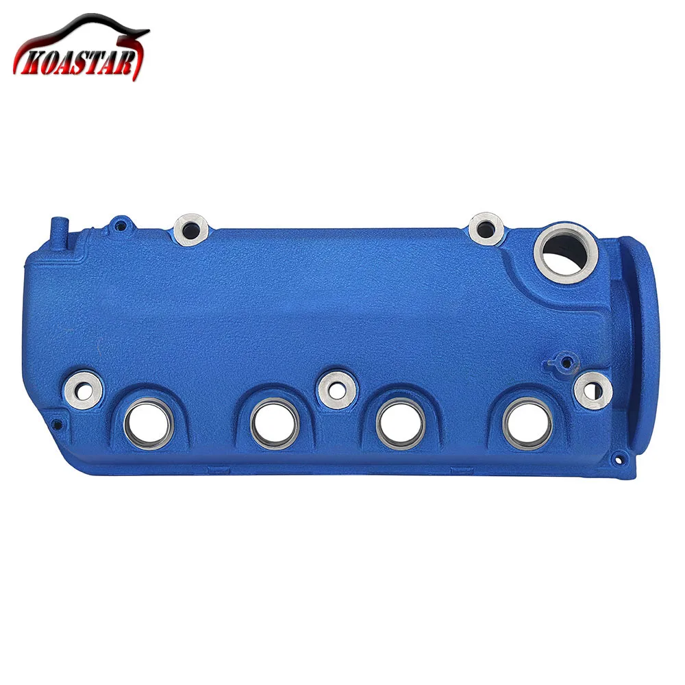 With logo blue Тип R крышка клапана двигателя рокер крышка клапанной коробки для Honda Civic D16Y8 D16Y7 VTEC SOHC - Цвет: With logo blue