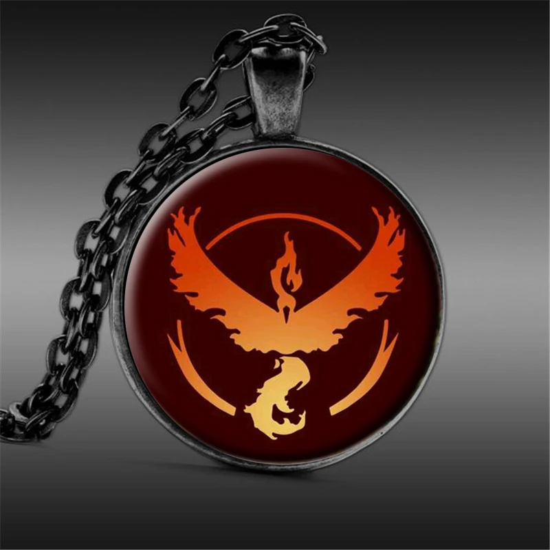 Новая мода ожерелье Покемон го игра Аниме Ювелирная команда Валор Мистик