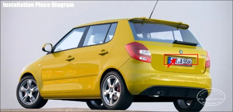 Liislee камера заднего вида для Skoda Fabia Mk2(5J) 2007~ /Автомобильная камера заднего вида/светильник номерного знака