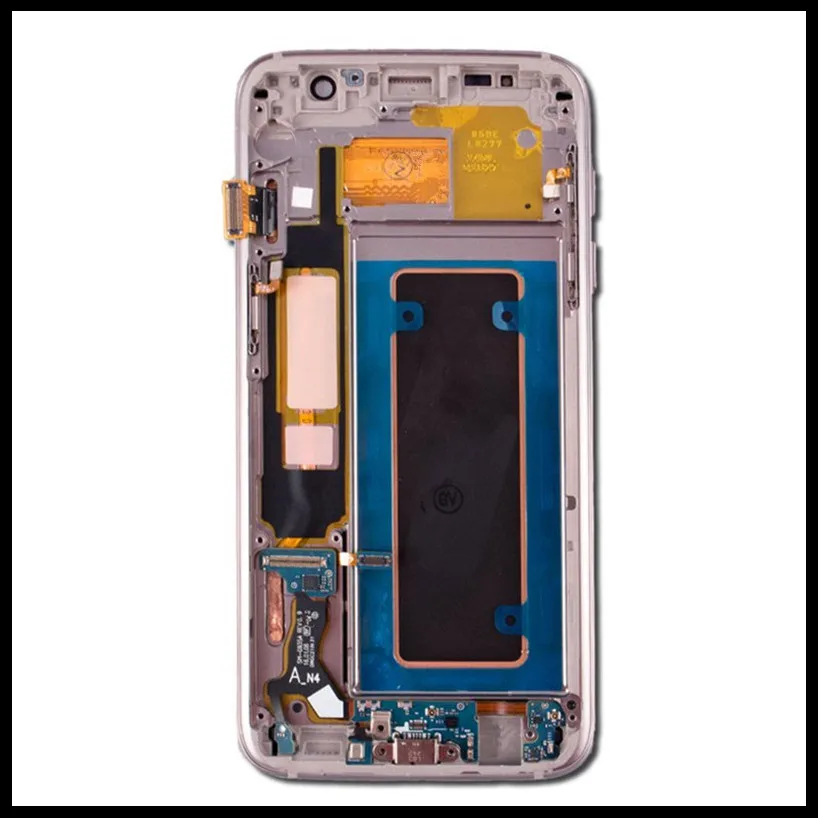 Оригинальный AMOLED ЖК дисплей 5 дюйма для Samsung Galaxy S7 Edge G935 G935F G935A дигитайзер