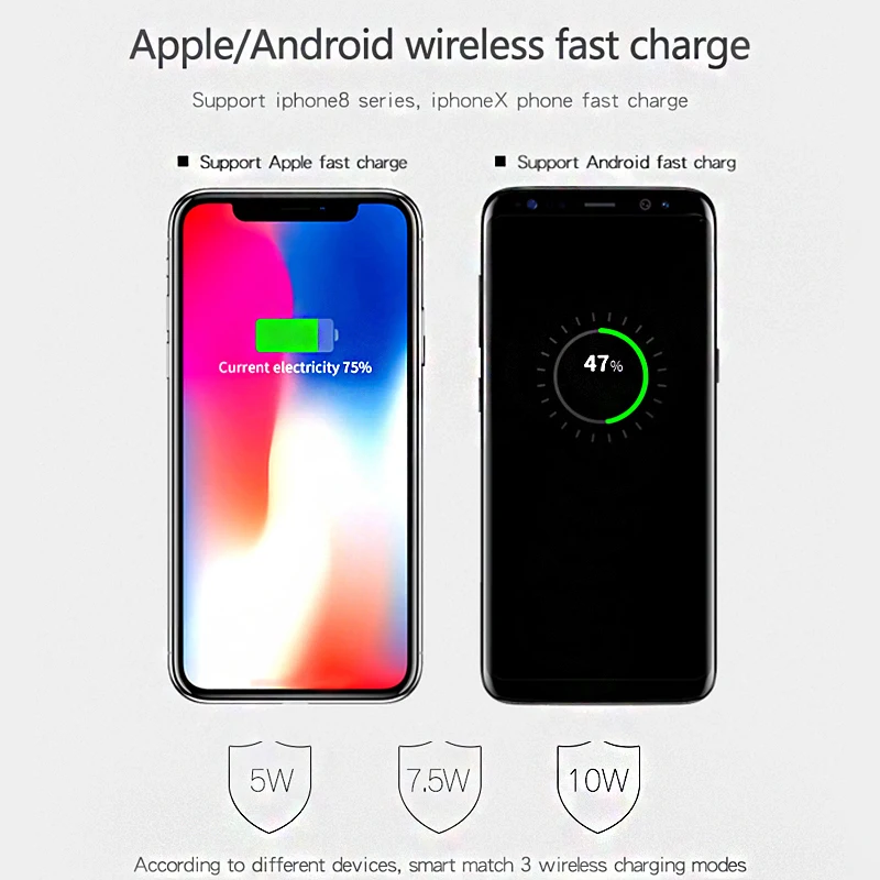 Mcdodo автомобильное беспроводное зарядное устройство Qi для iPhone XS Max держатель 10 Вт быстрая Беспроводная зарядка Вентиляционное крепление для автомобильного телефона зарядное устройство