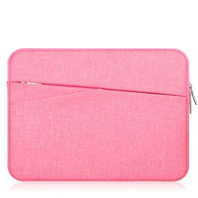pink Сумка для ноутбука, чехол для Macbook Air Pro retina 11,6, 12, 13,3, 14, 15,4, 15,6 дюймов, сумка для ноутбука, чехол для планшета, чехол для Xiaomi - Цвет: pink