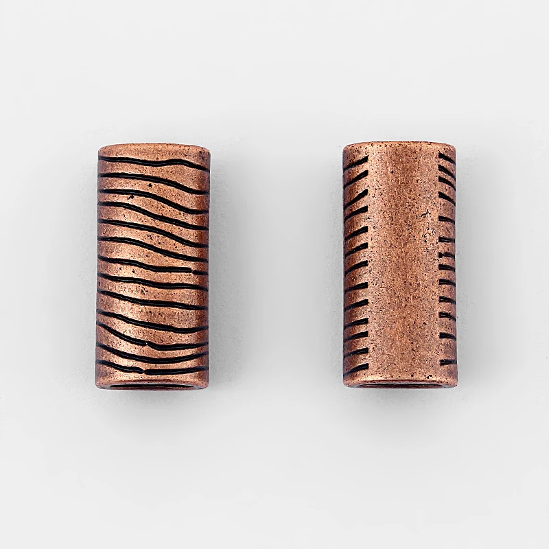 5 шт. резная текстура длинная труба-слайдер разделитель для 10*6 мм аксессуары