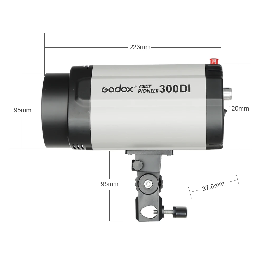 Фотографическое освещение Godox 300Ws мини вспышка для студийной фотосъемки 300DI