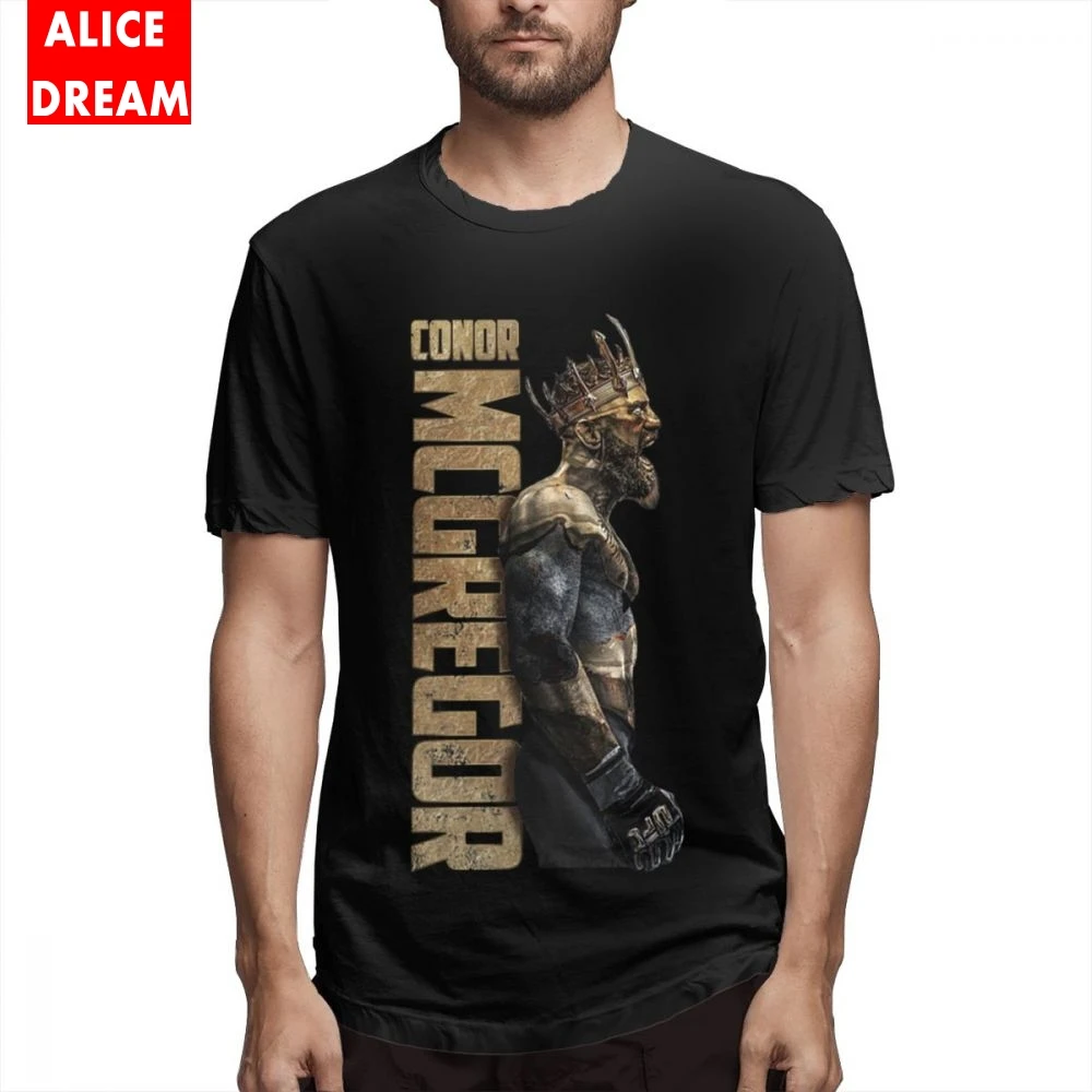 Король Конор Макгрегор MMA Notorious Футболка мужская качественная летняя футболка 100%