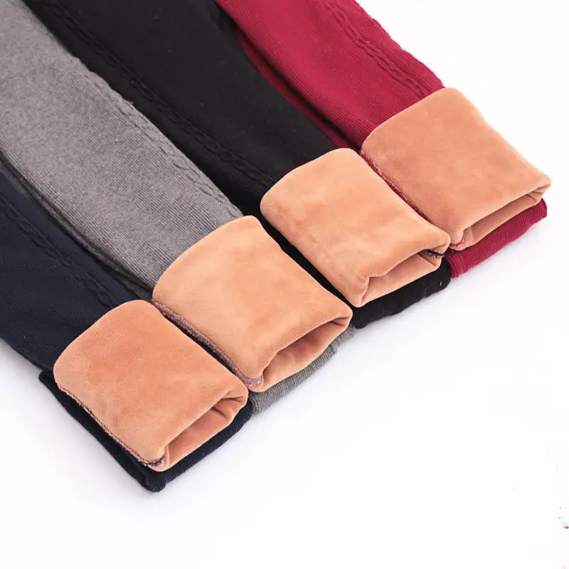 Осенне-зимние леггинсы для мальчиков и девочек Флисовые штаны Детская одежда в