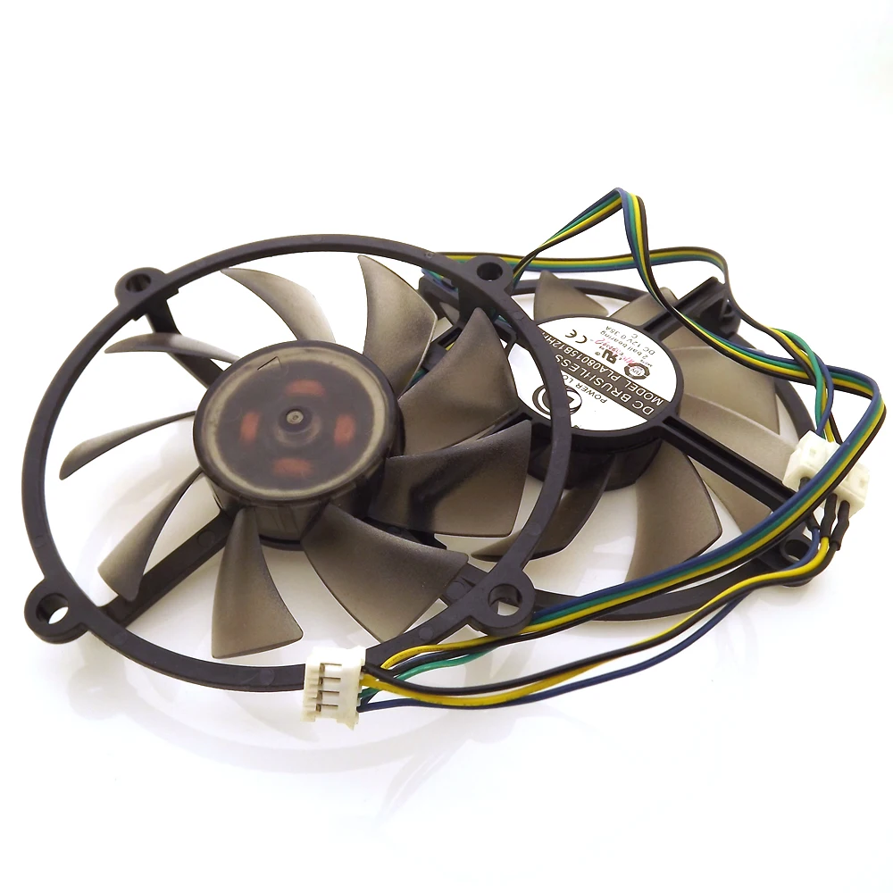 Free Shipping 2pcs/lot PLA08015B12HH 12V 0.35A 85mm GTS250 GT430 GTS450 Graphics Card Cooling Fan 4Wire 4Pin | Компьютеры и офис