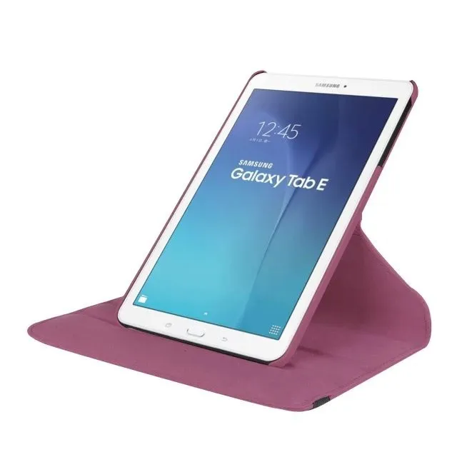 4 в 1 модный вращающийся на 360 Градусов Кожаный чехол для samsung Galaxy Tab E 9,6 T560 T561 чехол для планшета+ защита экрана+ OTG+ ручка