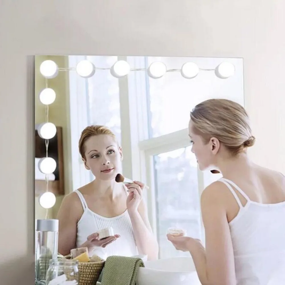 Косметическое зеркало тщеславие светодиодные лампочки комплект USB порт для