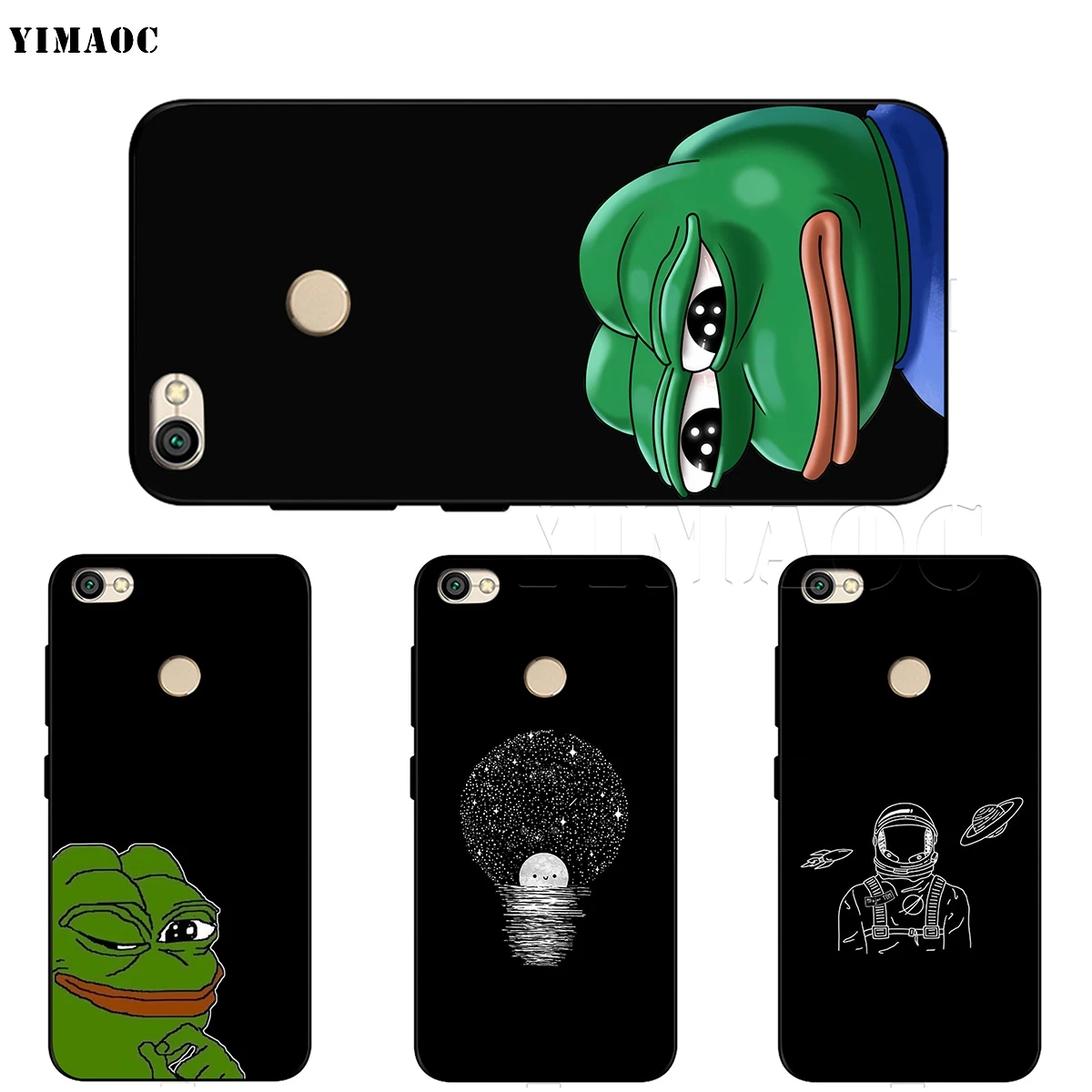 Чехол YIMAOC Pepe the Frog для Xiaomi Redmi mi Note MAX 3 6a 7 6 8 9 go se mi6 mi8 a1 a2 Lite 8A f1|Бамперы| |