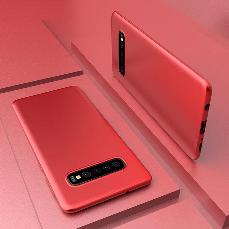 China Red X-Level чехол для samsung Galaxy S10 S10e тонкий мягкий ТПУ Матовый сенсорный противоударный задний Чехол для телефона для samsung S10 Plus чехол s S10 - Цвет: China Red