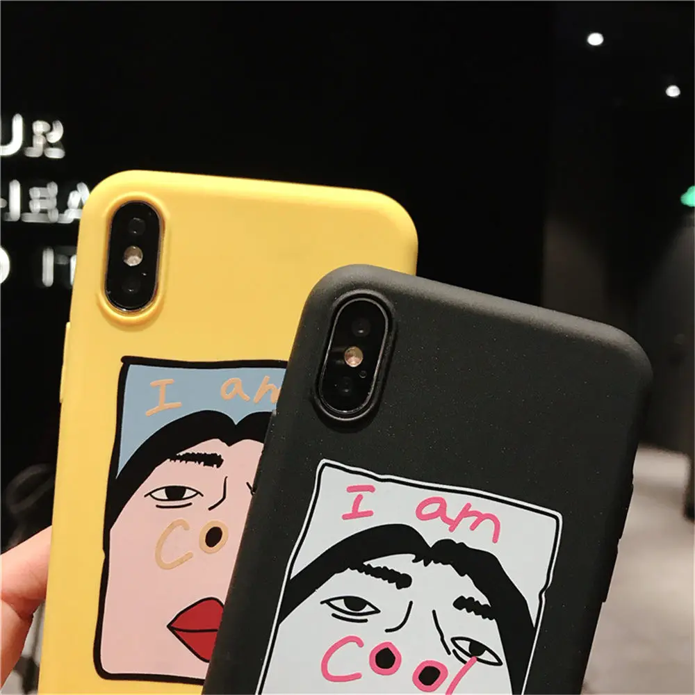 Силиконовый чехол Bluleki для iPhone X XR XS Max 8 7 6 6s Plus 5S SE Забавный крутой узор мягкая