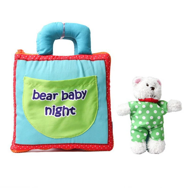Мягкие Детские Тканевые книги для раннего познавательного развития с