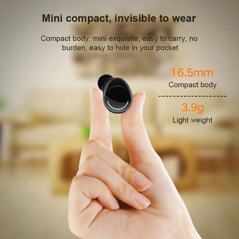Nasin TWS29 IPX5 Водонепроницаемый Bluetooth 5,0 настоящая беспроводная гарнитура Мини сенсорные стерео наушники с зарядным устройством для Xiaomi