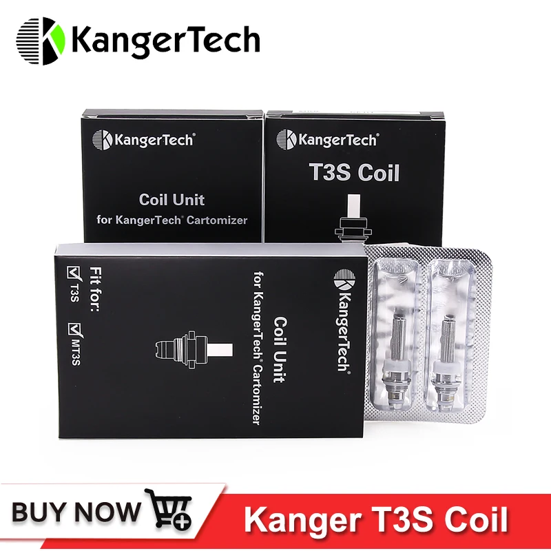 10 шт. оригинал Kanger T3S MT3S индукционная нагревательная спираль на замену насадки