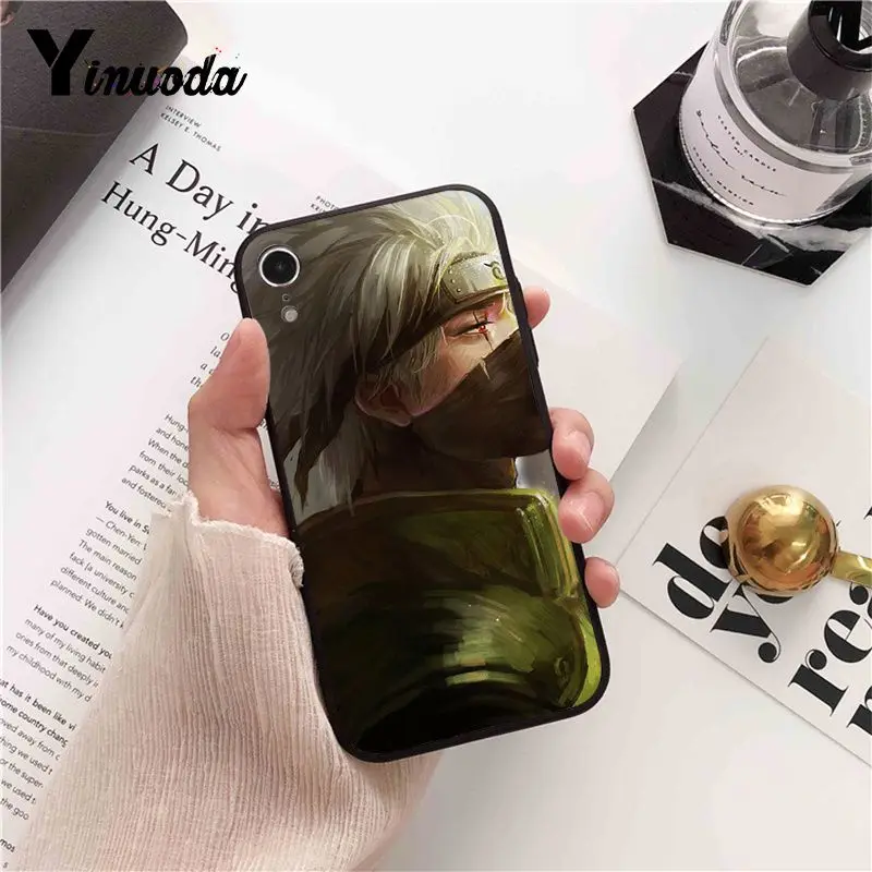 Новый чехол для телефона Yinuoda NARUTO Sasuke Uchiha Uzumaki Kakashi iPhone 8 7 6S Plus X XS MAX 5 5S SE XR