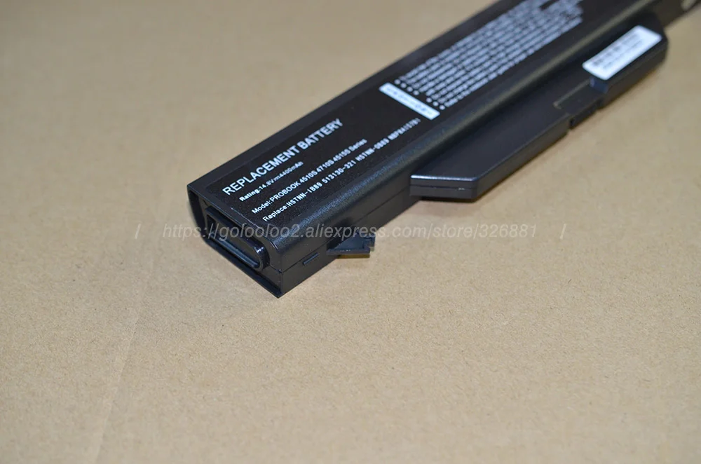 Golooloo 8 ячеек 4400 мАч 14 4 В ноутбука Батарея для hp ProBook 4510s 4515s 4710s 591998 141 593576 001